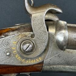 fusil de chasse  a broche cal 16.  V FUNK    SHUL   annee 1870