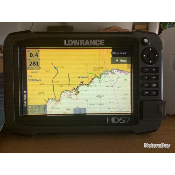 Traceur sondeur lowrance HDS 7 gen 3 sans sonde
