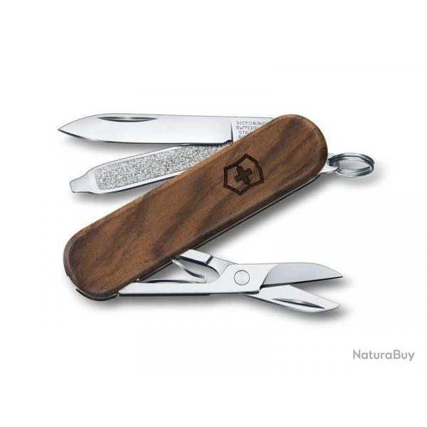 BEL1100 COUTEAU SUISSE VICTORINOX CLASSIC NOYER 5 FONCTIONS NEUF