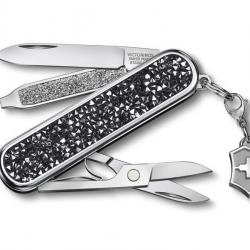 BEL1106 COUTEAU SUISSE VICTORINOX CLASSIC SD BRILLANT CRYSTAL 6 FONCTIONS NEUF