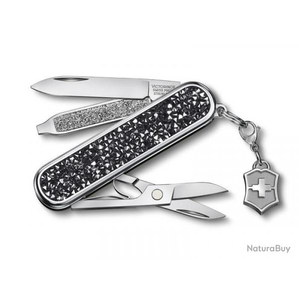 BEL1106 COUTEAU SUISSE VICTORINOX CLASSIC SD BRILLANT CRYSTAL 6 FONCTIONS NEUF