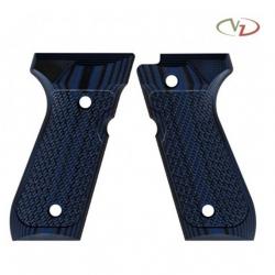 VZ Grips - Poignée pour Beretta 92-96-98 modèle Tactical Slants - Full Size - Blue Black