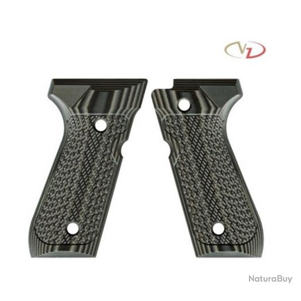 VZ Grips - Poigne pour Beretta 92-96-98 modle Tactical Slants -Full Size -  Black Grey