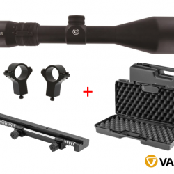 Pack Lunette De Hutte Vanguard Endeavor 3-9x56 + Compensateur Haut De Gamme