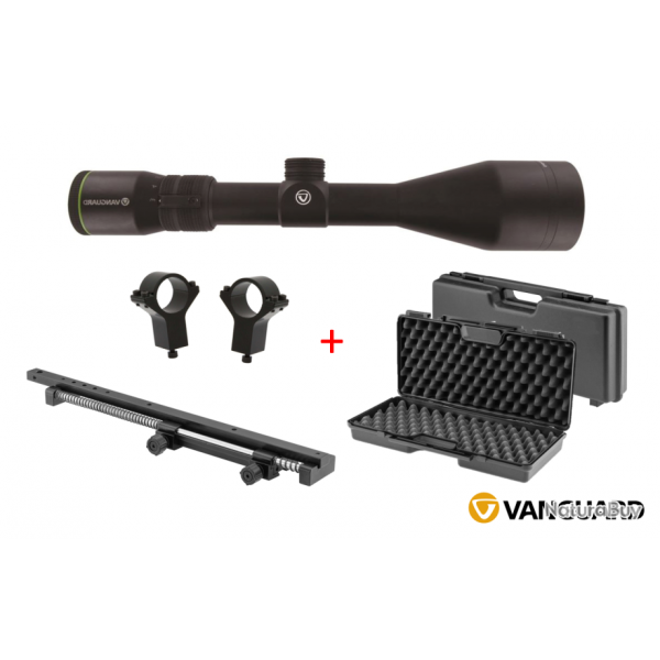 Pack Lunette De Hutte Vanguard Endeavor 3-9x56 + Compensateur Haut De Gamme