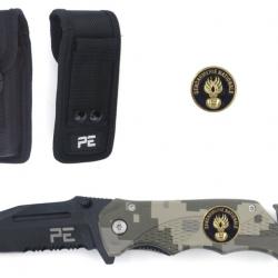 COUTEAU SURVIVAL GENDARMERIE MOBILE AVEC ETUI