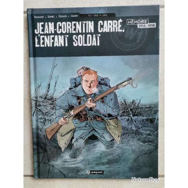 BD Jean-Corentin Carr, l'enfant soldat chez Paquet