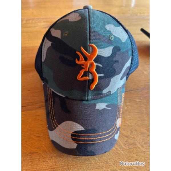 Casquette browning camouflage