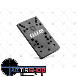 Plaque adaptatrice point rouge universelle Strike Industries G.U.M. Version 2 pour GLOCK(TM)