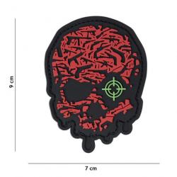 Patch 3D PVC Target eye skull (101 Inc) Rouge