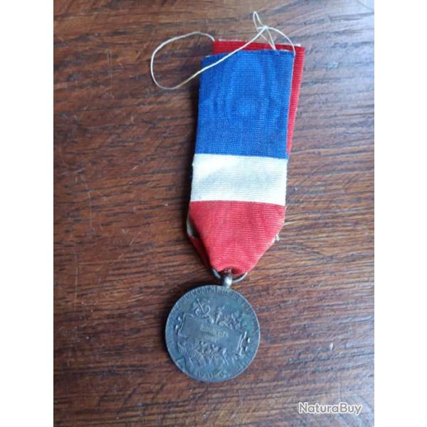 Mdaille argent Ministre du commerce et de l'industrie 1944