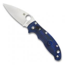 Couteau "Manix 2" CTS-BD1 / nylon-fibre de verre, Couleur bleu translucide [Spyderco]