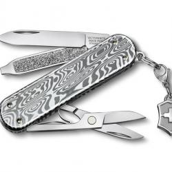 BEL1108 COUTEAU SUISSE VICTORINOX CLASSIC SD DAMAST 6 FONCTIONS NEUF