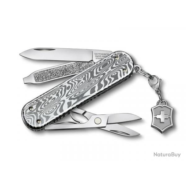 BEL1108 COUTEAU SUISSE VICTORINOX CLASSIC SD DAMAST 6 FONCTIONS NEUF