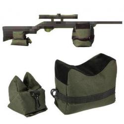 Support avant et arrière fusil - Sac de sable (Vert armée) (4)