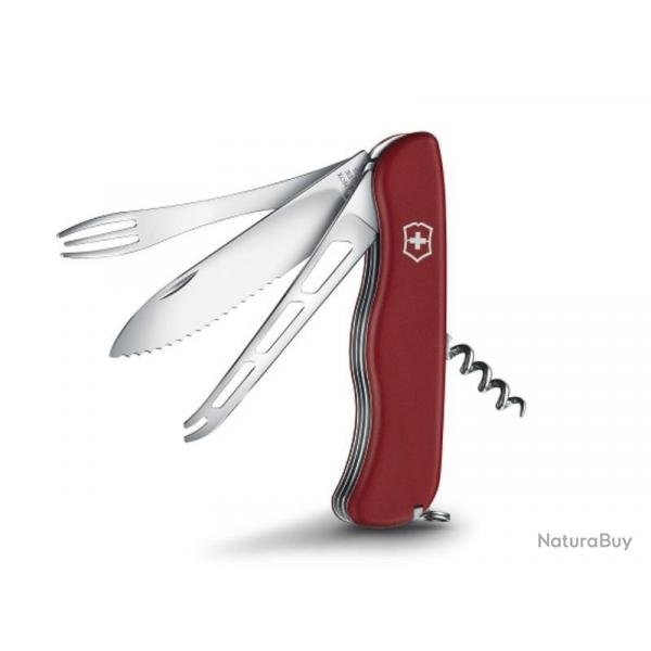 BEL1118 COUTEAU SUISSE VICTORINOX CHEESE MASTER ROUGE 8 FONCTIONS NEUF