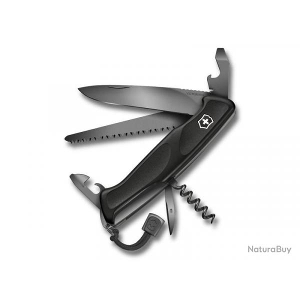 BEL1119 COUTEAU SUISSE VICTORINOX RANGERGRIP55 ONYX BLACK EDITION 13 FONCTIONS NEUF