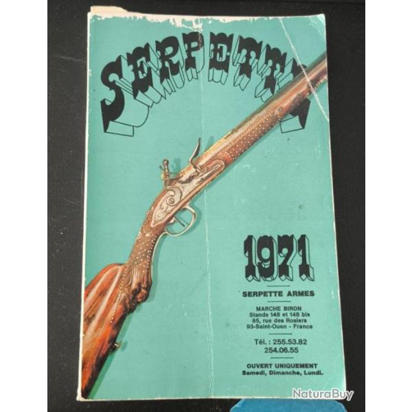 Catalogue Serpette 1971