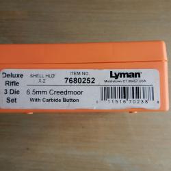 Jeu d'Outils Lyman 6,5 Creedmoor Carbide Button