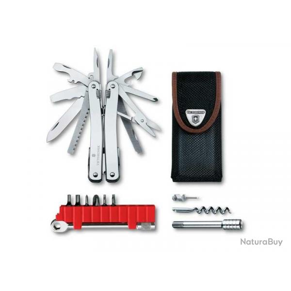 BEL1132 OUTIL VICTORINOX SWISSTOOL SPIRIT X PLUS RATCHET 39 FONCTIONS + ETUI NYLON NEUF