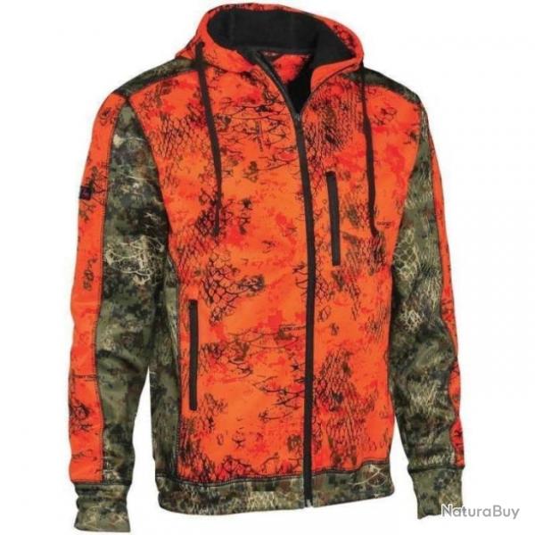 Blouson polaire zipp Verney Carron ProHunt Snake blaze Camo Blaze