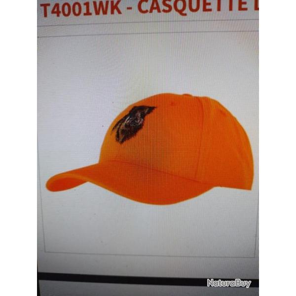 Somlys casquette enfant orange sanglier