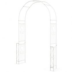 Arche de jardin en métal pour plantes grimpantes treillis de jardin en arc avec 6 pieds extérieur 1