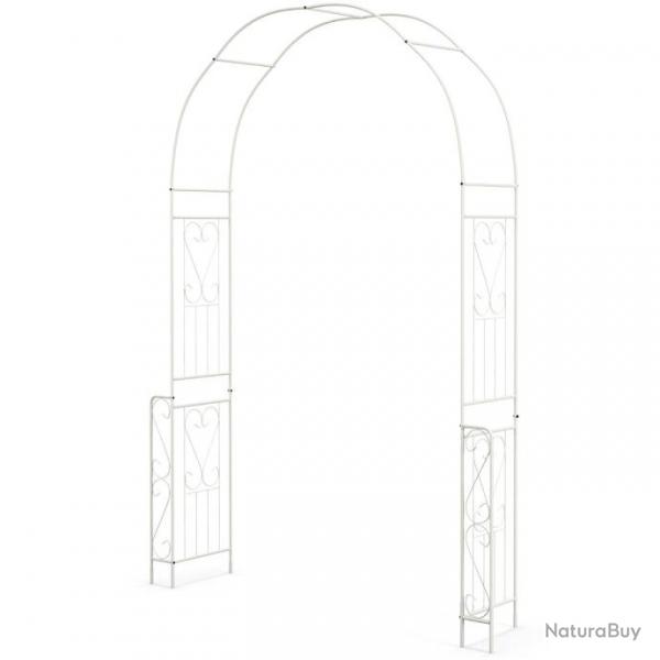 Arche de jardin en mtal pour plantes grimpantes treillis de jardin en arc avec 6 pieds extrieur 1