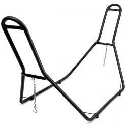 Support de hamac type-h pour 2 personnes capacité 200 kg (hamac non-inclus) avec chaines en métal 2