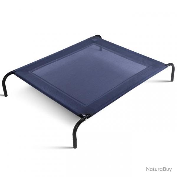 Lit de chien elev berceau de chien avec cadre en fer 130 x 90 x 20 cm capacit de charge 70 kg 20_