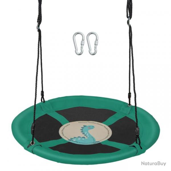 Balanoire soucoupe de 102 cm pour enfants sige de balanoire circulaire volant avec cordes et mou