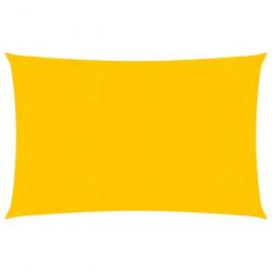 Voile d'ombrage 160 g/m² 3 x 4 m PEHD jaune 02_0009126