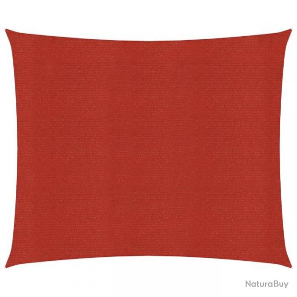 Voile d'ombrage 160 g/m 2,5 x 3 m PEHD rouge 02_0009247