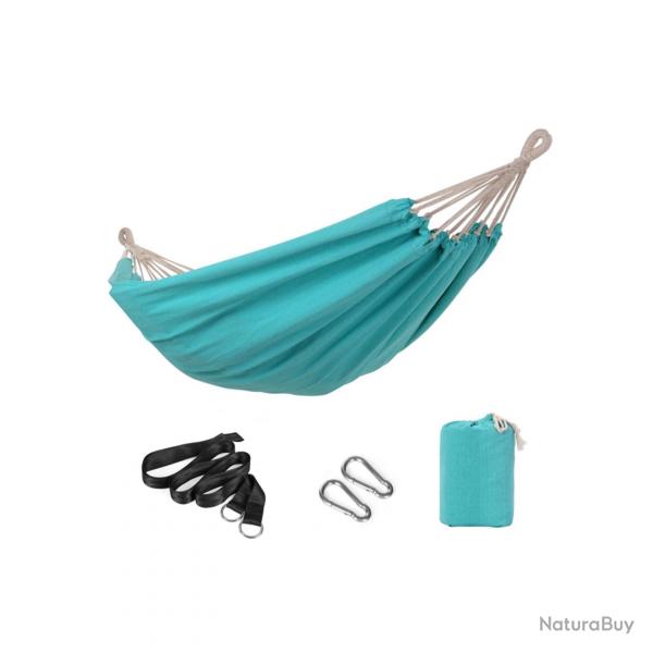 Hamac 210 x 150 cm double charge 300 kg pour terrasse balcon jardin extrieur camping avec sac de t