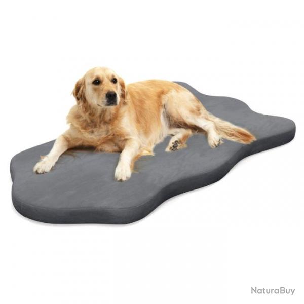 Grand lit pour chien en mousse  mmoire avec housse amovible et fond antidrapant coussin orthopd