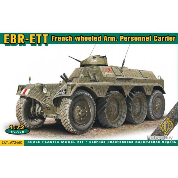 Maquette  monter - Vhicule blind lger Franais EBR-ETT 1/72 | Ace production (0000 3565)