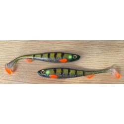 Colori exclusif ! Fox rage Slick Shad 11 cm Green Zebra Ghost