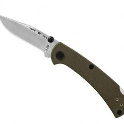 BEL1148 COUTEAU PLIANT BUCK KNIVES 112 SLIM PRO TRX G10 VERT NEUF