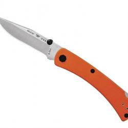 BEL1151 COUTEAU PLIANT BUCK KNIVES 110 SLIM PRO TRX G10 ORANGE NEUF