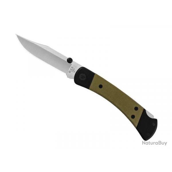 BEL1153 COUTEAU PLIANT BUCK KNIVES 110 HUNTER SPORT ALUMINIUM NEUF