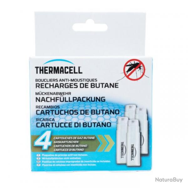 4 Recharges de gaz butane pour diffuseur anti-moustiques Thermacell Patio Shield