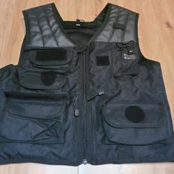 Gilet tactique intervention noir