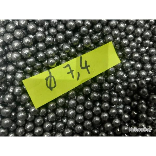 1 kg chevrotine de plomb diamtre 7,4