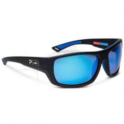 Lunettes Pelagic Pursuit Polarized Mineral Matte Black Blue Mirror