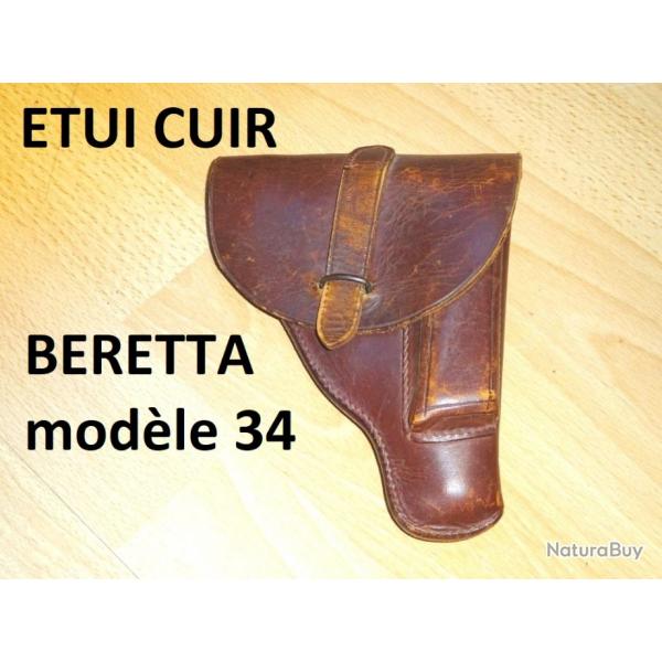 etui holster cuir pistolet BERETTA modle 34 BERETTA 34 - VENDU PAR JEPERCUTE (D24E149)