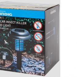 ANTI MOUSTIQUES LAMPE SOLAIRE à LED POUR CAMPING OU TERRASSE