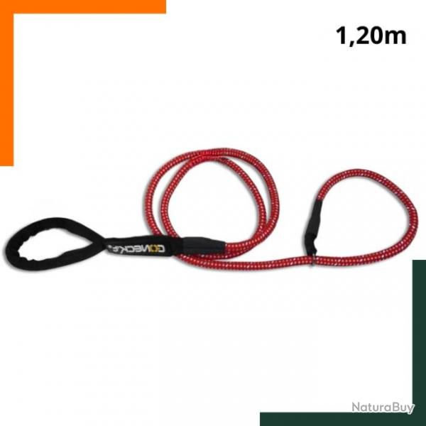 Laisse corde 120m Rouge