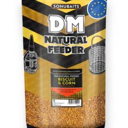 SONUBAITS AMORÇE DM NATURAL FEEDER BISCUIT & CORN 1KG