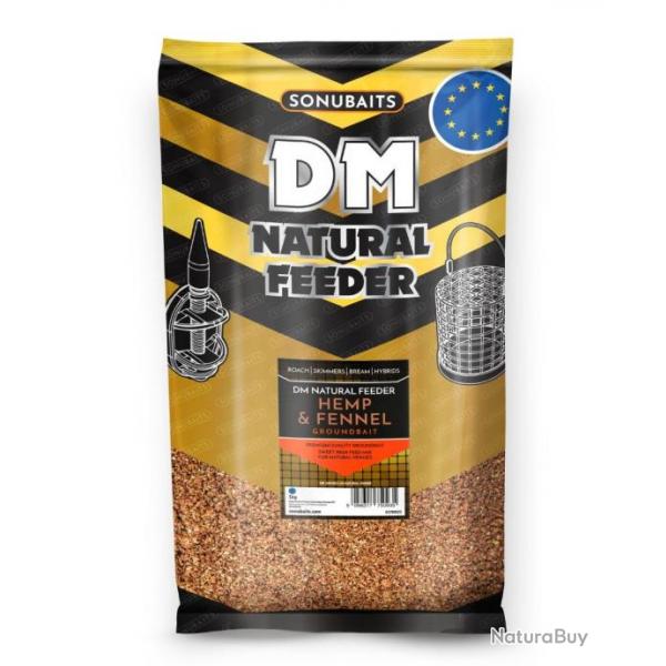 SONUBAITS AMORE DM NATURAL FEEDER HEMP & FENNEL 1KG