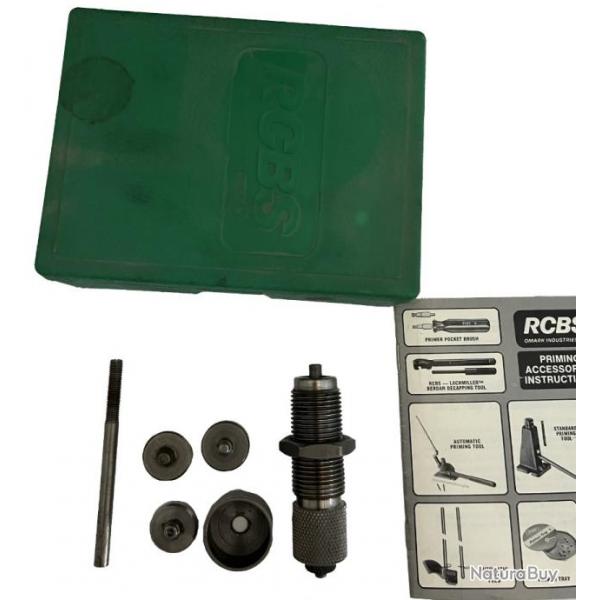 Jeu d'outils RCBS Primer Pocket Swager combo